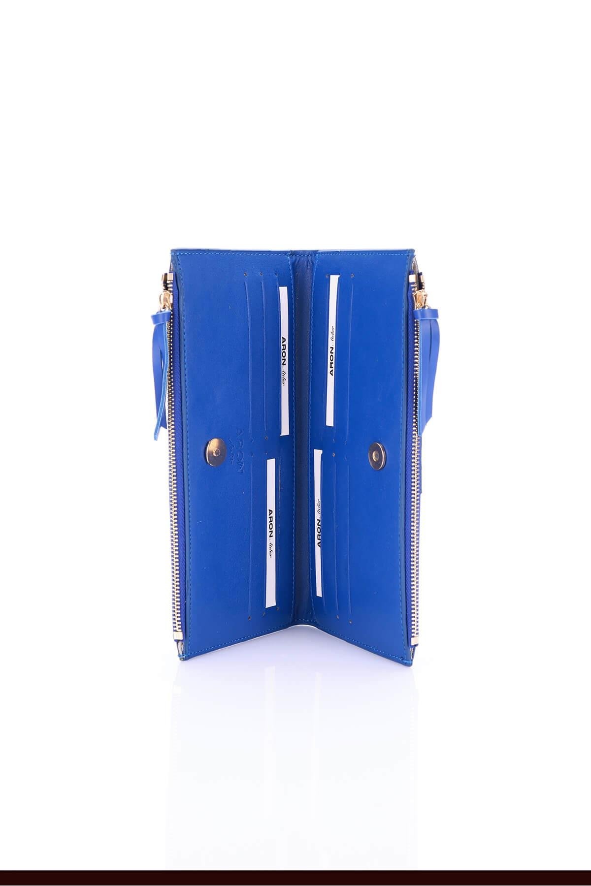 Barbara Saks Blue Women's Wallet