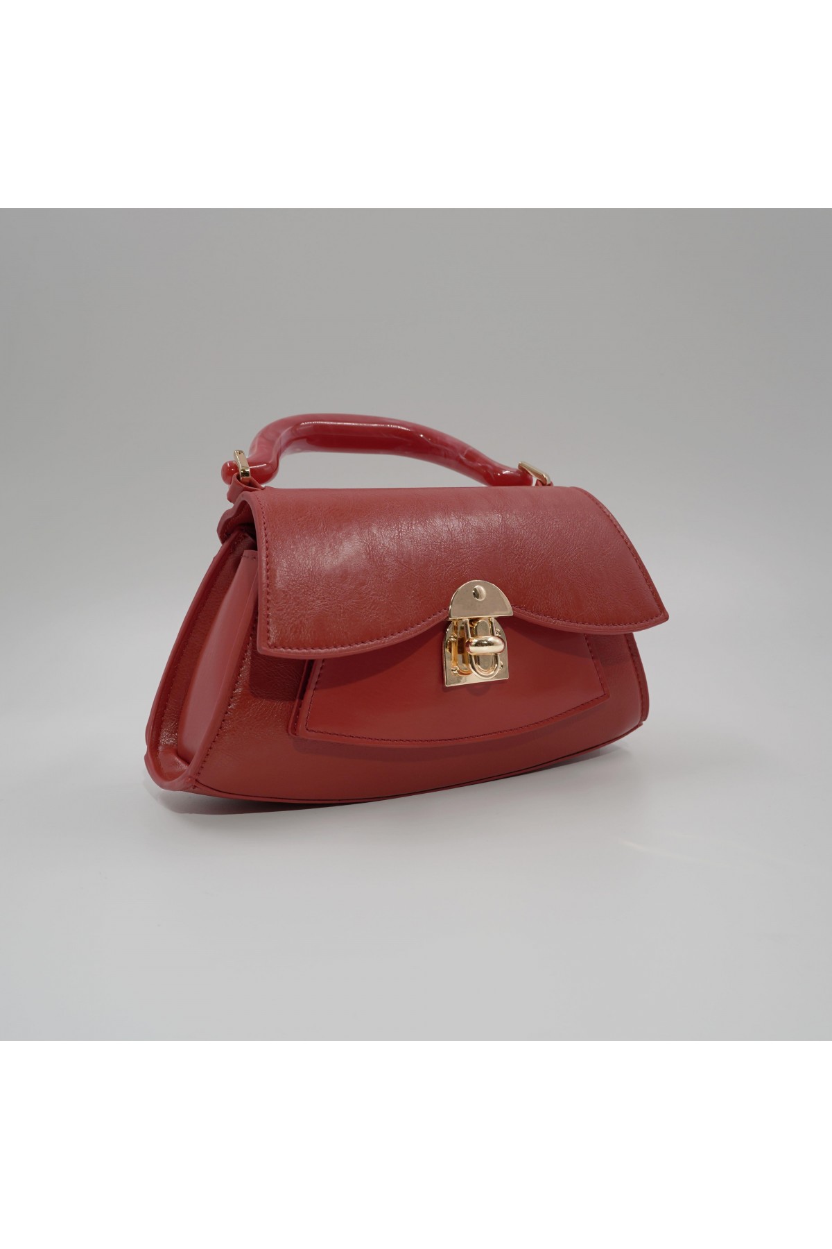 Luisa Red Locked Women's Handbag