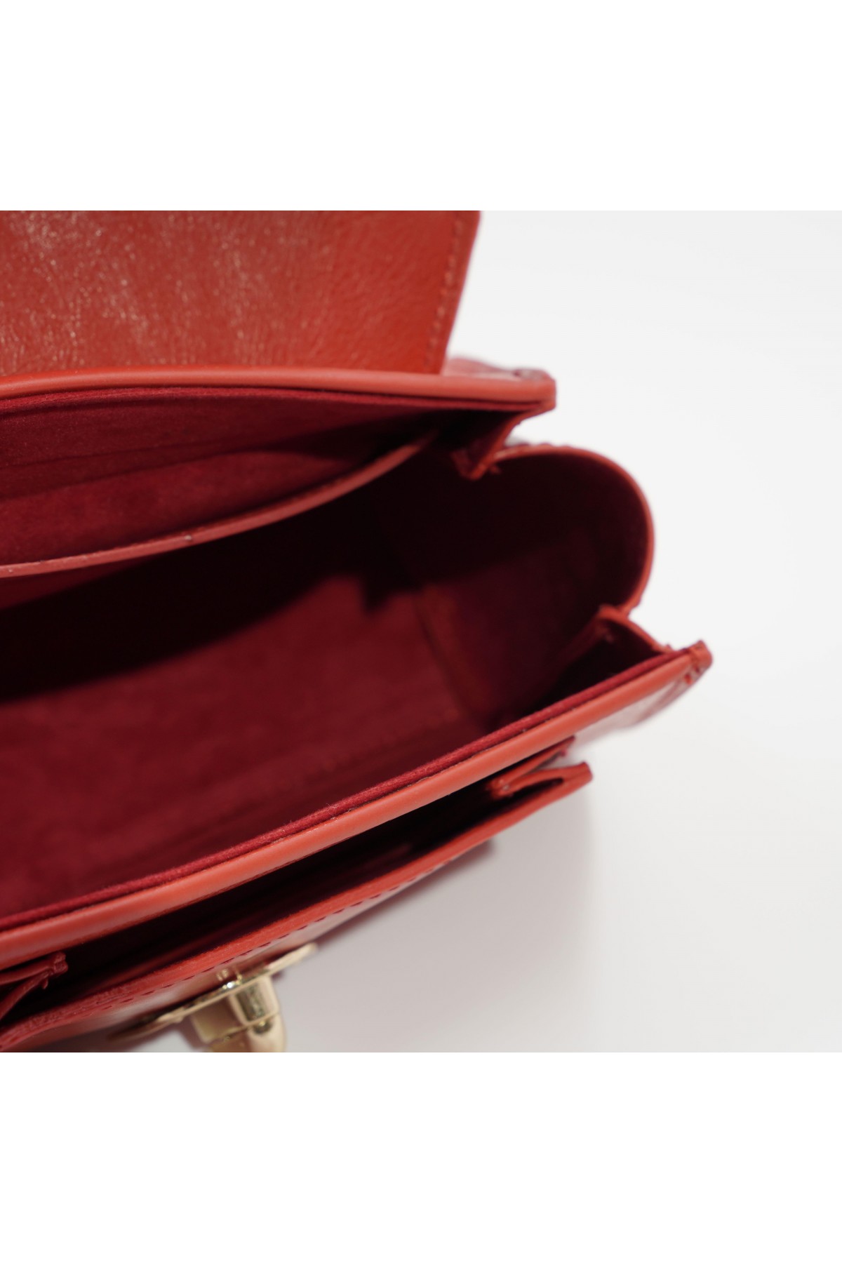 Luisa Red Locked Women's Handbag