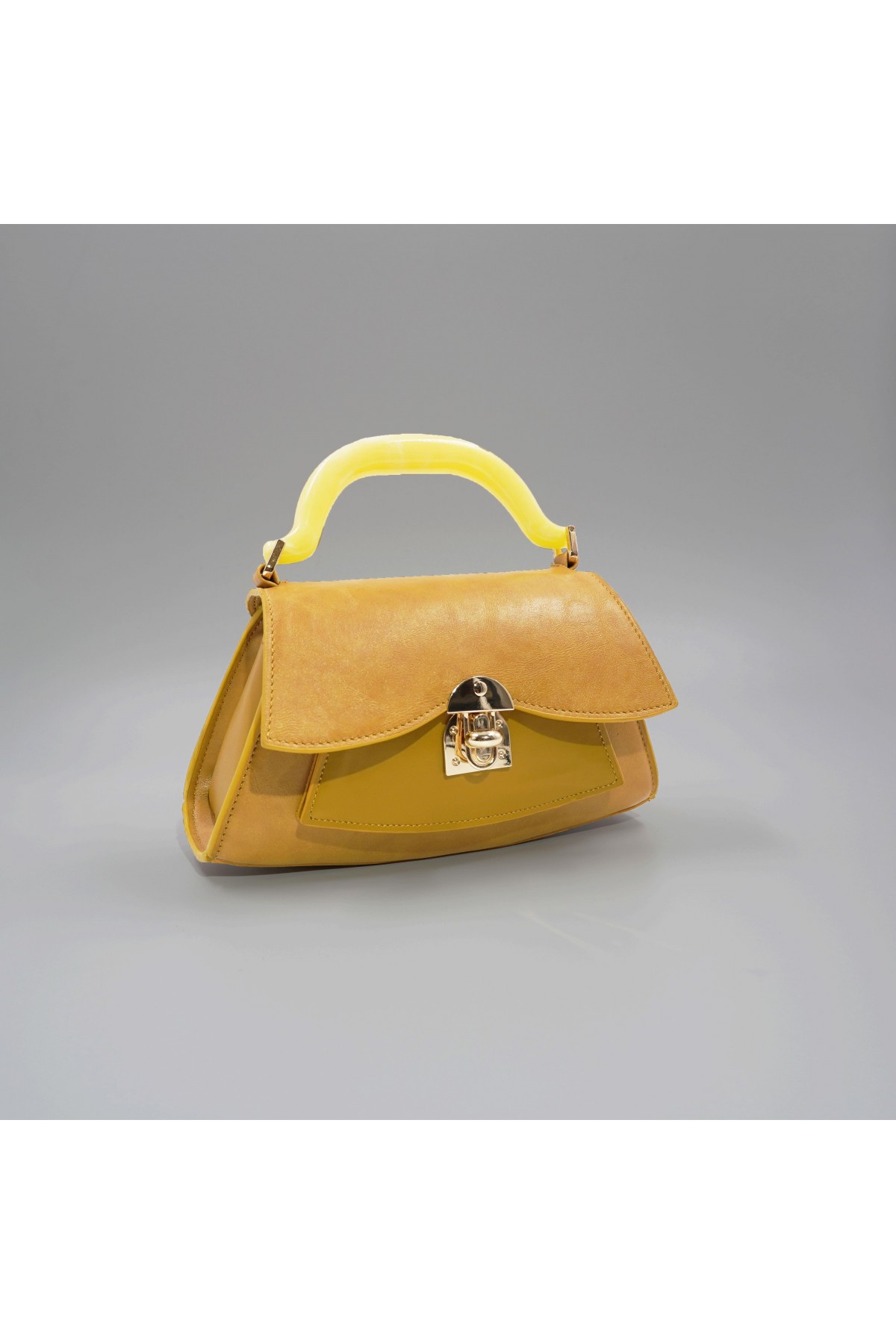 Luisa Mustard Women's Zippered Handbag