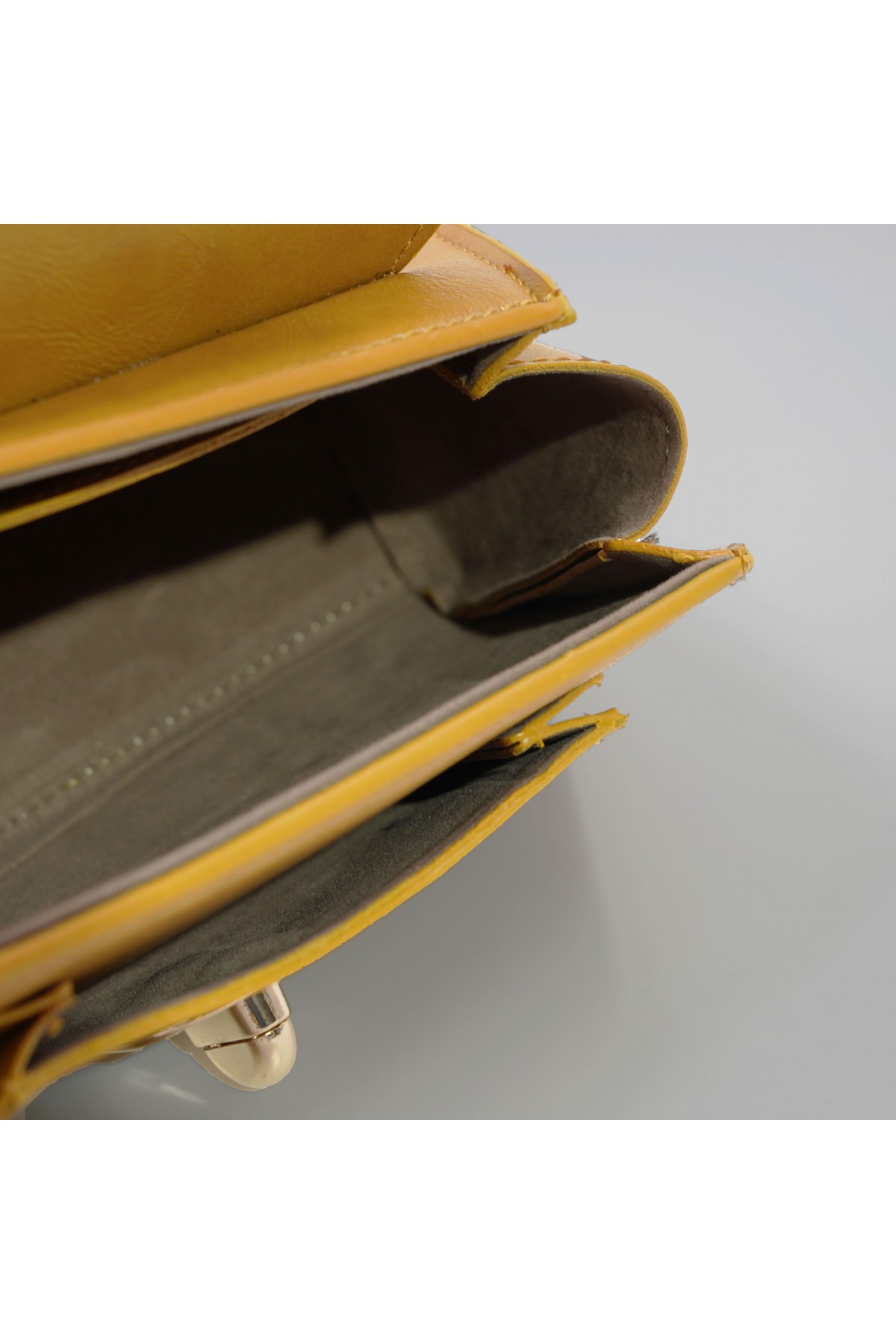 Luisa Mustard Women's Zippered Handbag