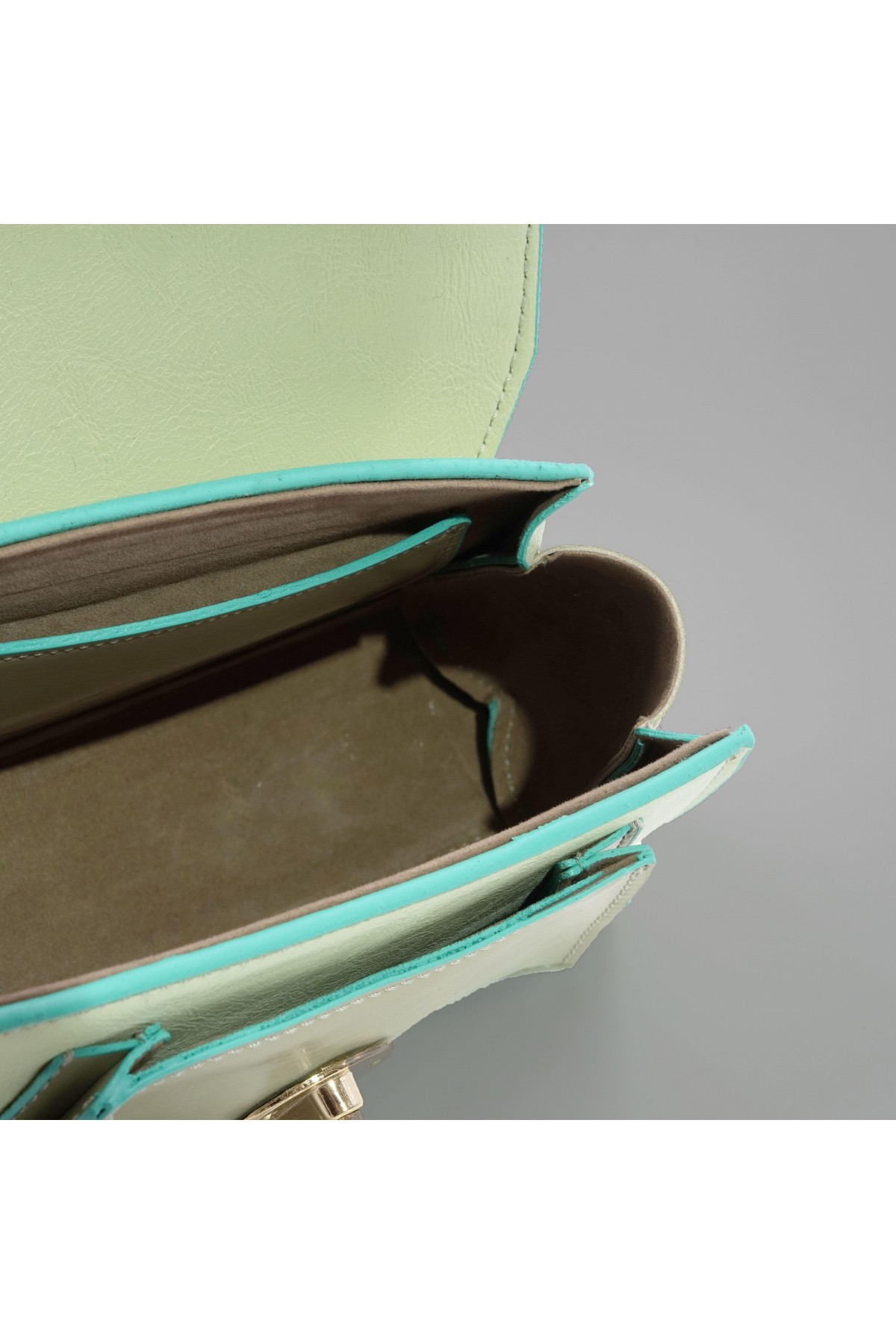 Luisa Aqua Green Locked Women's Handbag