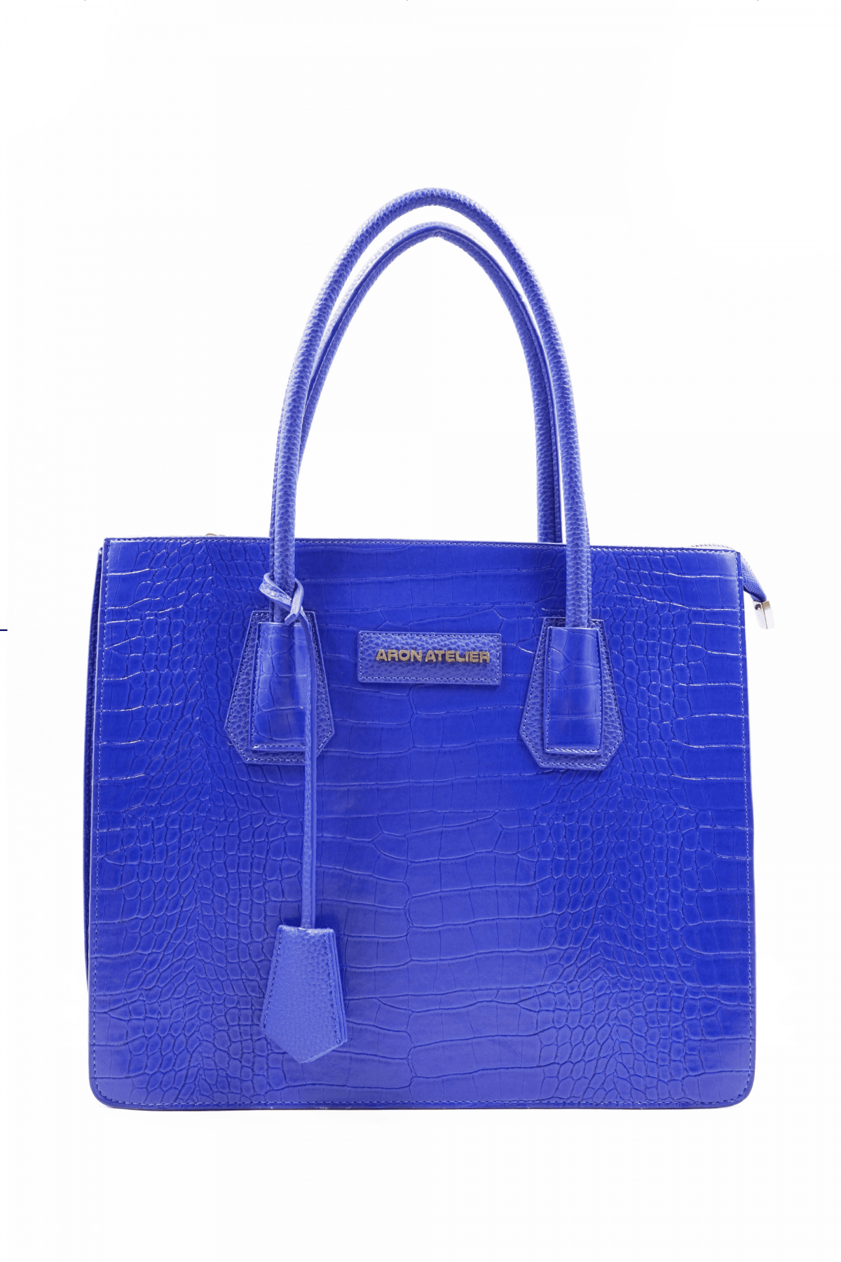 Natalia Saks Blue Crocodile Detailed Women's Shoulder Bag