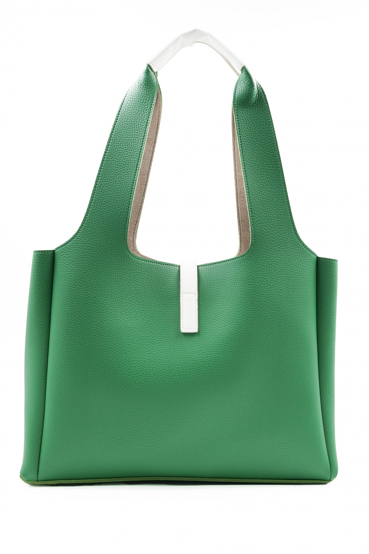 Svetlana Grass Green Flotr Leather Women's Shoulder Bag
