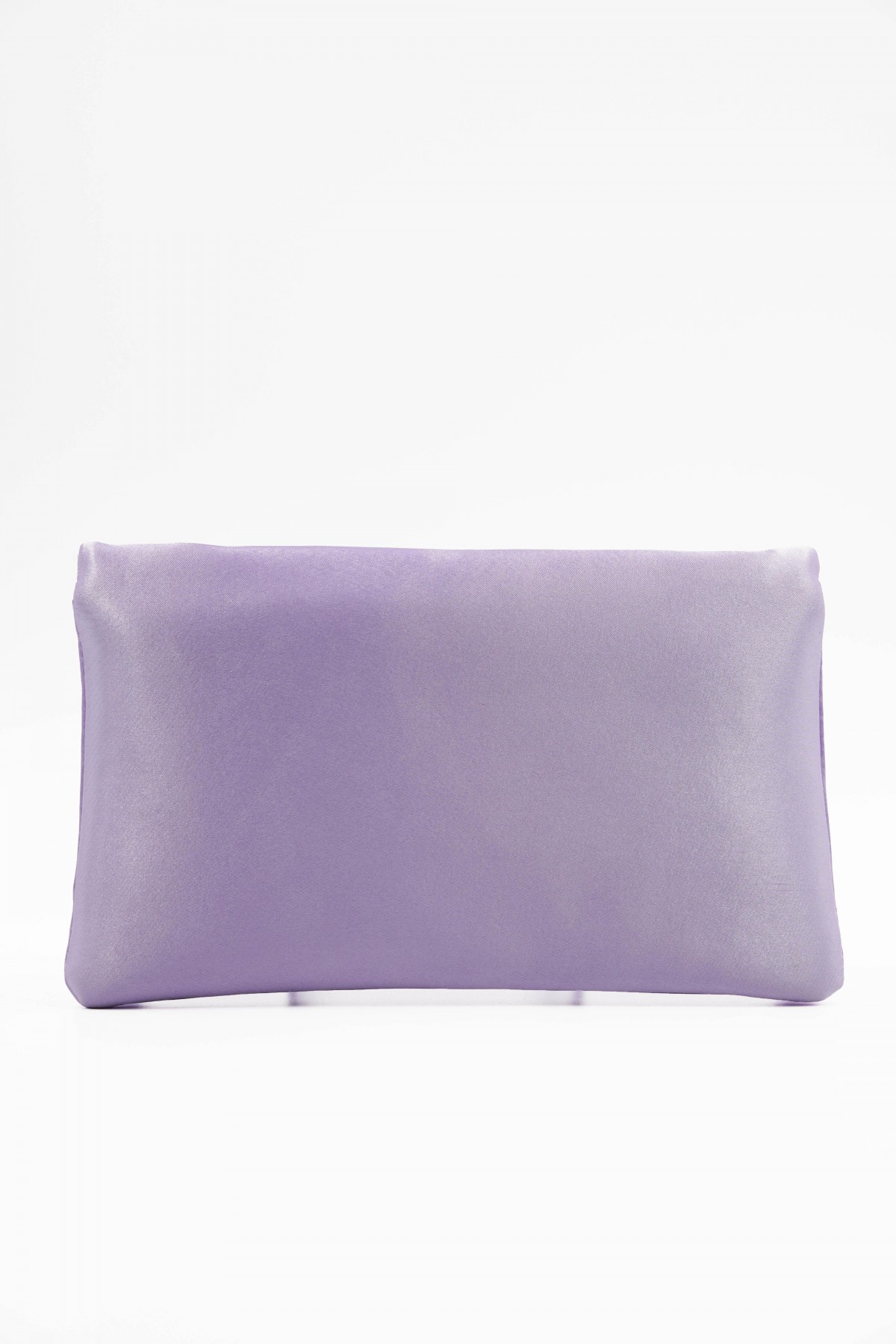 Yulia Lila Satin Detailed Women's Hand and Shoulder Bag