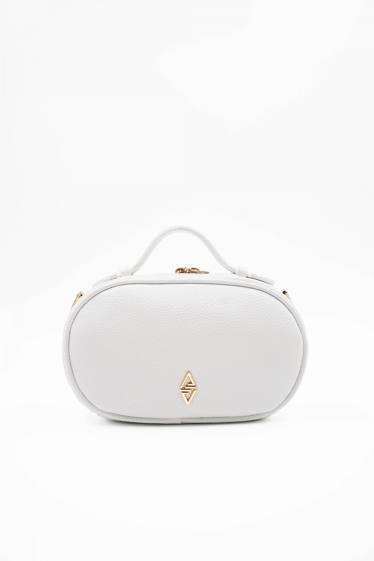 Bonnie White Accessory Detailed Women's Shoulder Bag