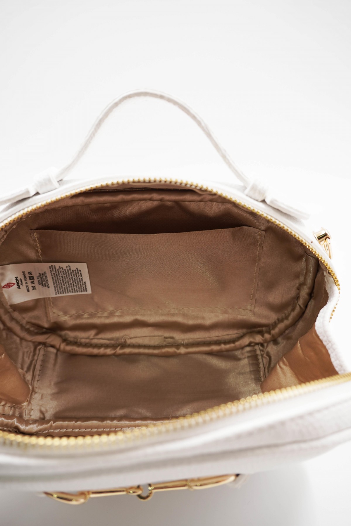 Bonnie White Accessory Detailed Women's Shoulder Bag