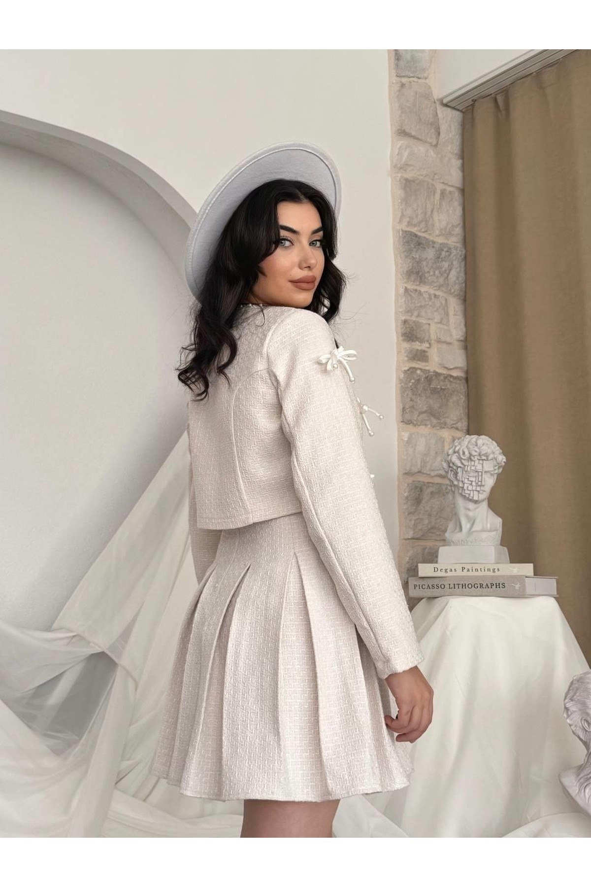 Naly İkili Takım ETK-00774-ekru