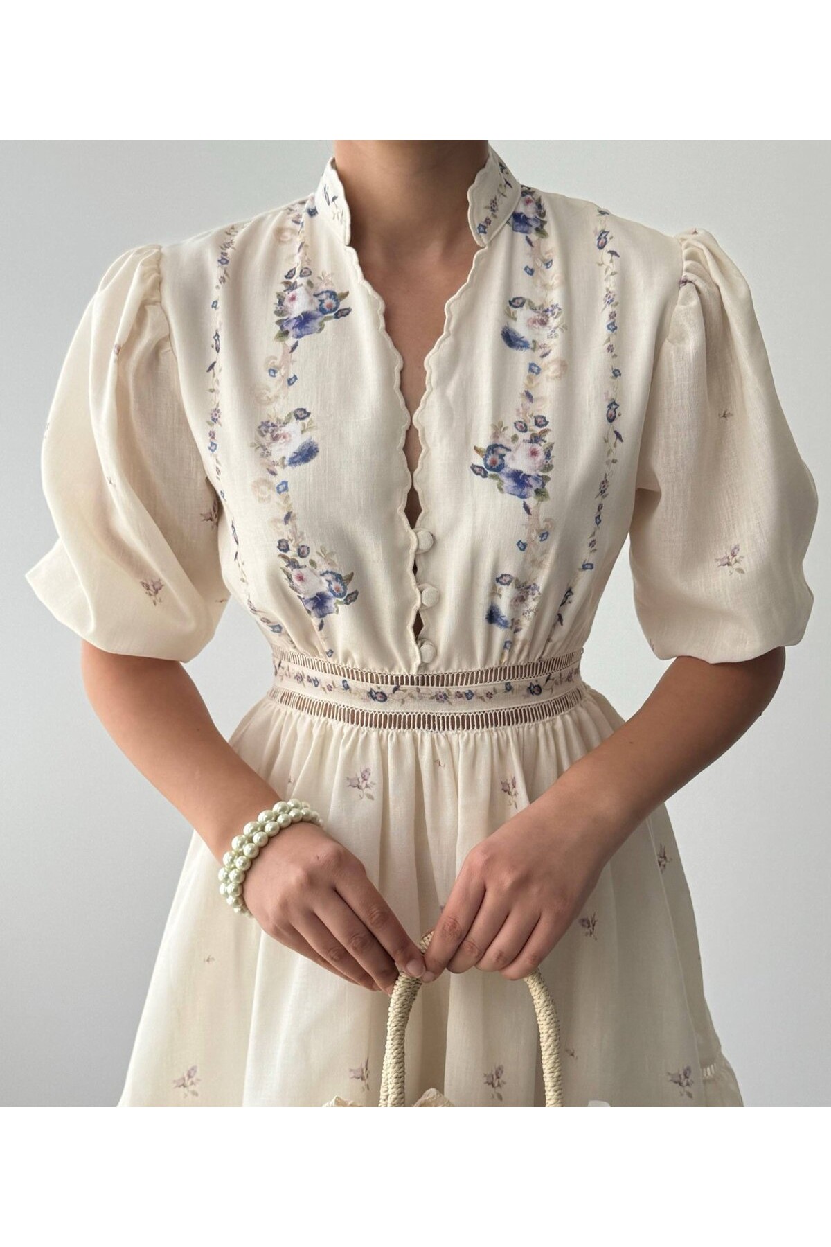 Dersa Midi Elbise ETK-00996-mor