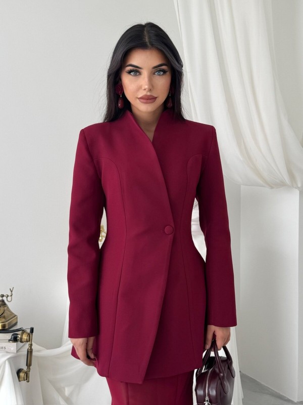 Sacra İkili Takım ETK-01057-bordo