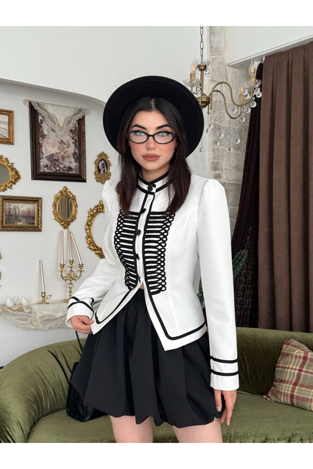 Lamen İkili Takım ETK-01080-beyaz