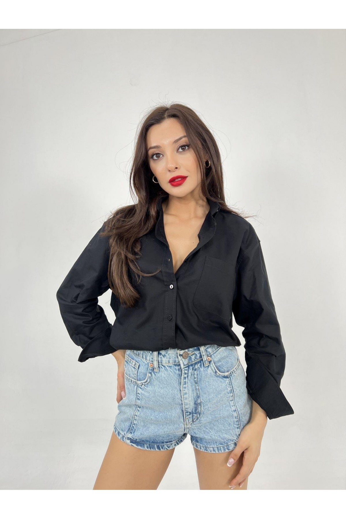 6748 SHIRT - BLACK