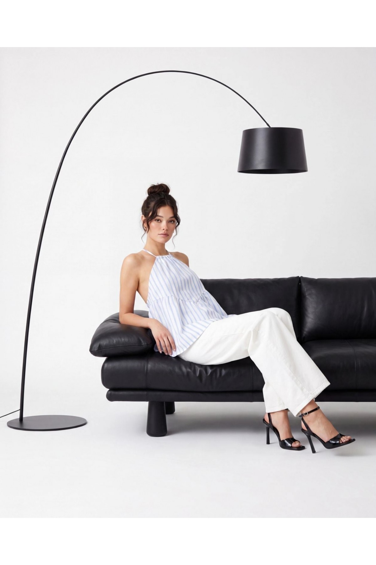 7139 BLUZ-LOS ANGELES ÇİZGİLİ