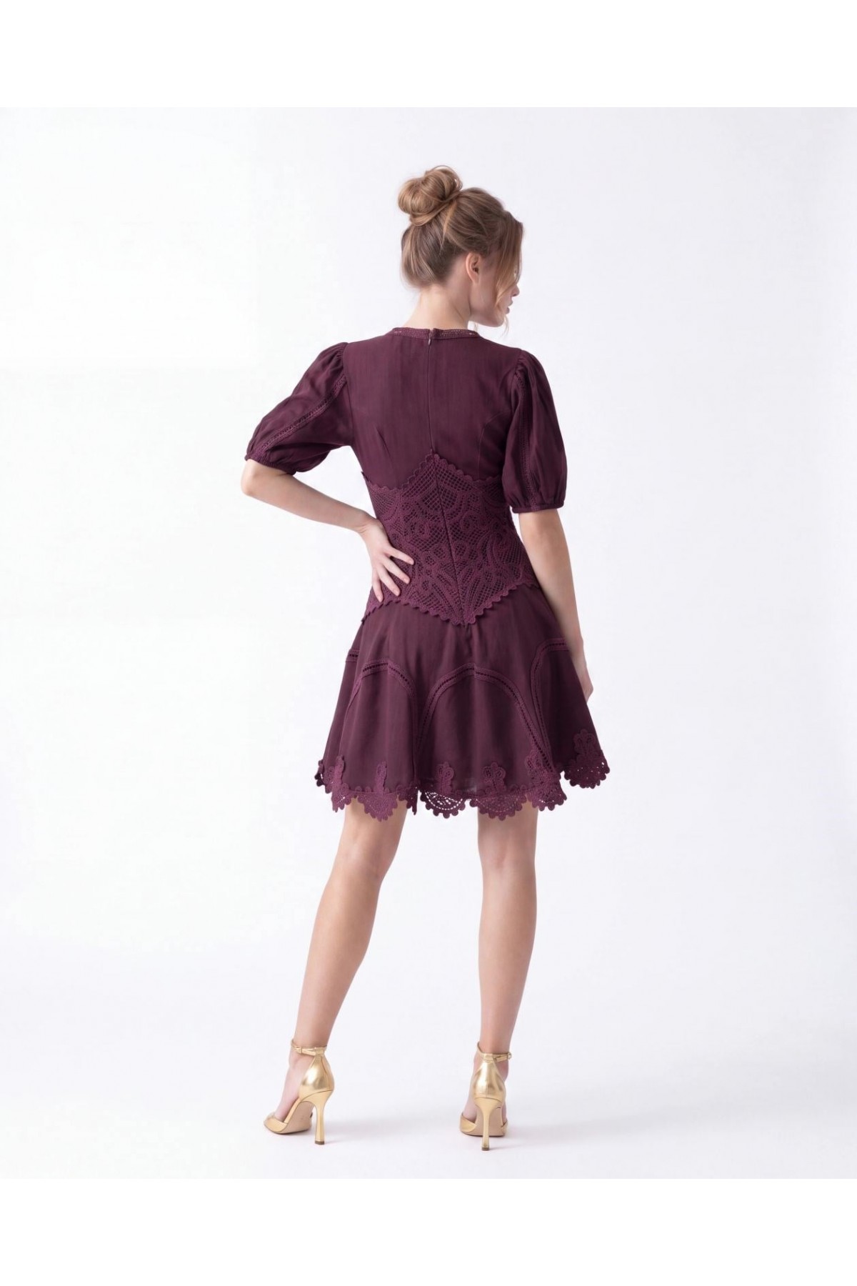 7149 ELBİSE-BORDO
