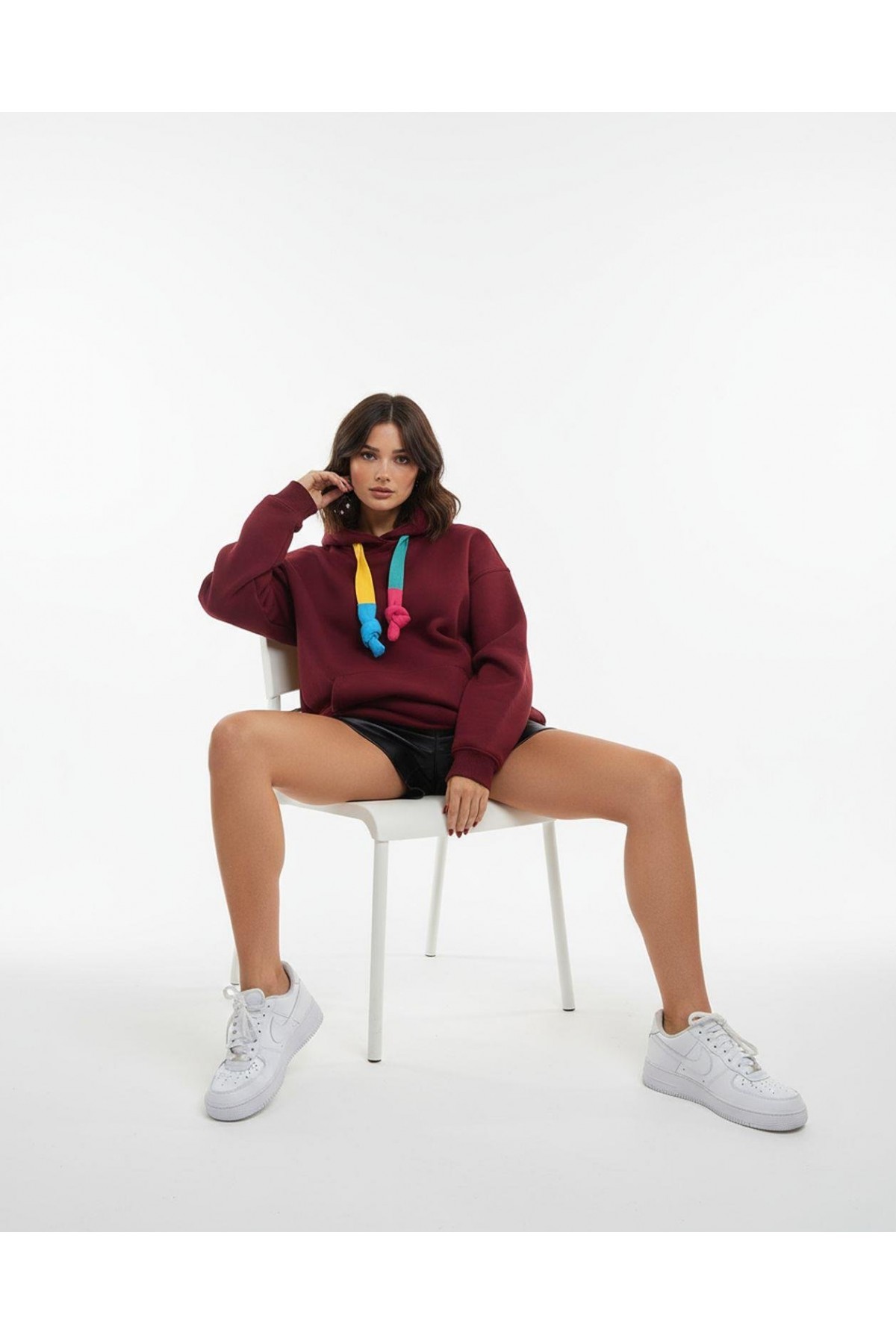 7257 SWEAT-BORDO