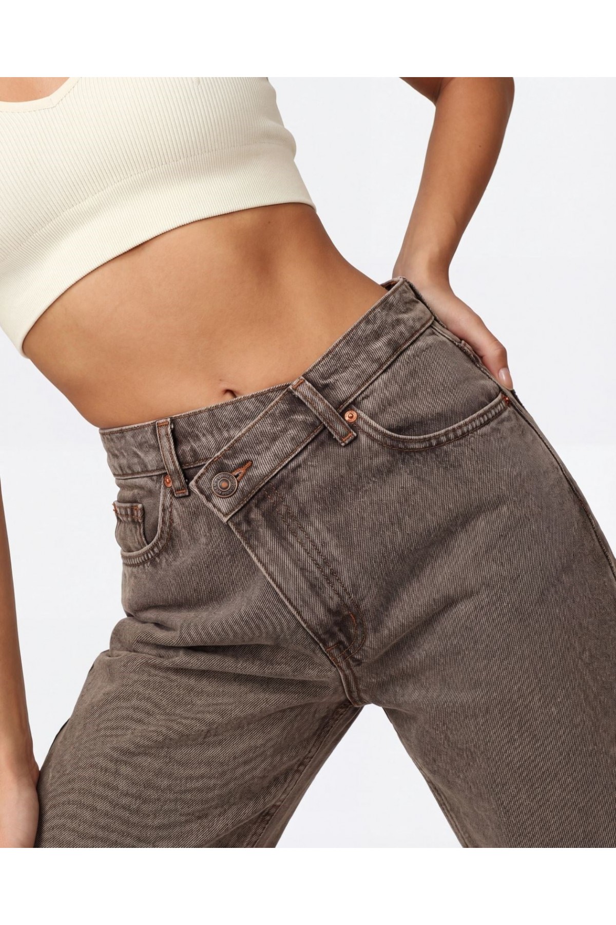 7493 KOT PANTOLON-BROWN