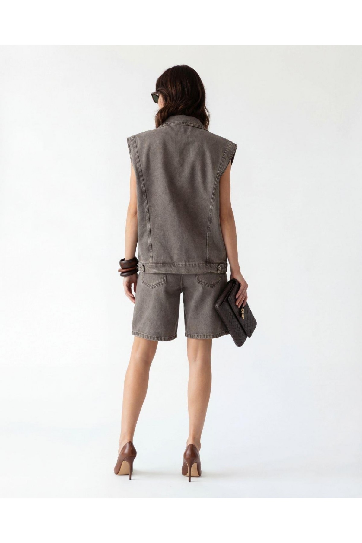 7630 KOT ŞORT-BROWN