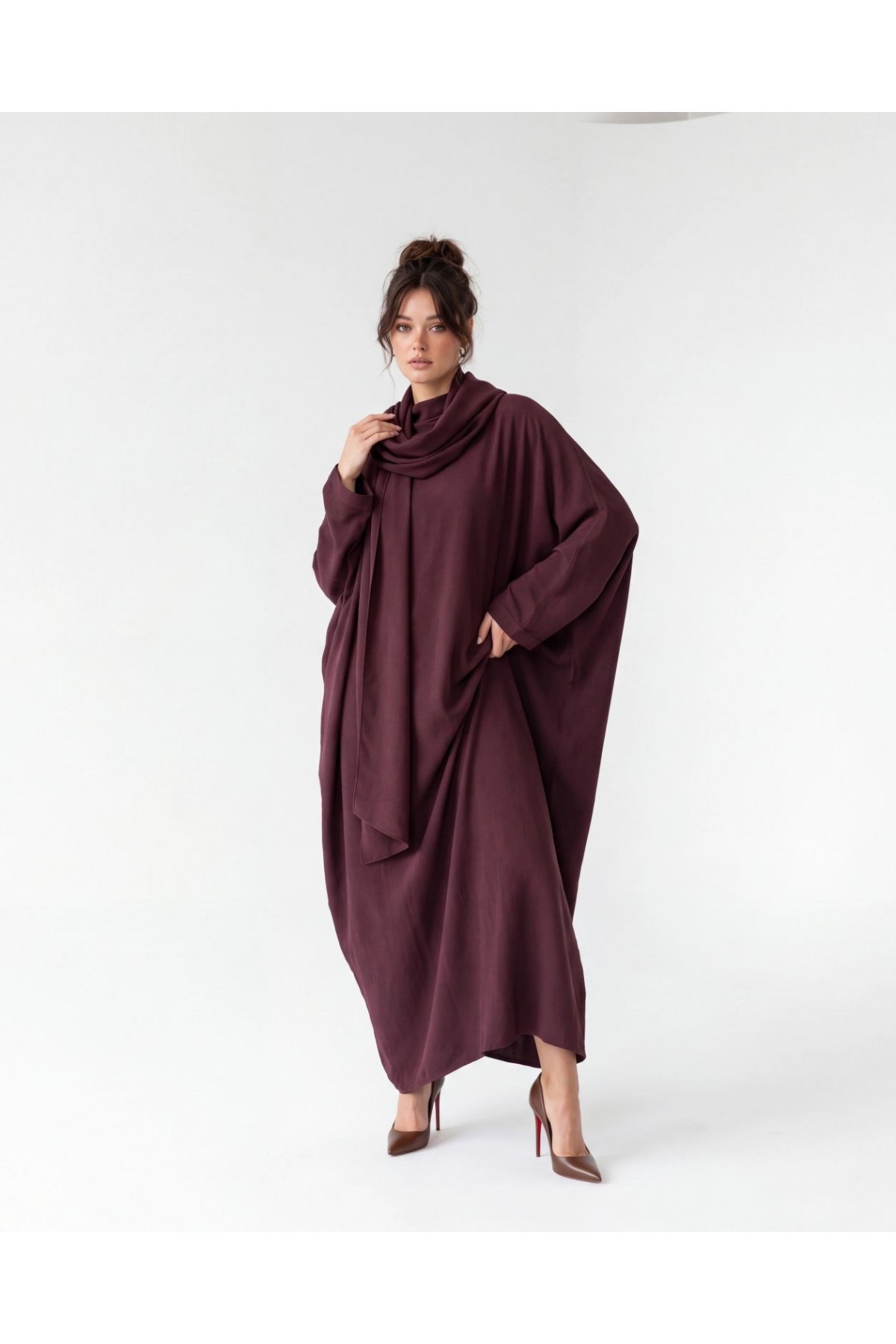 7717 ELBİSE-BORDO