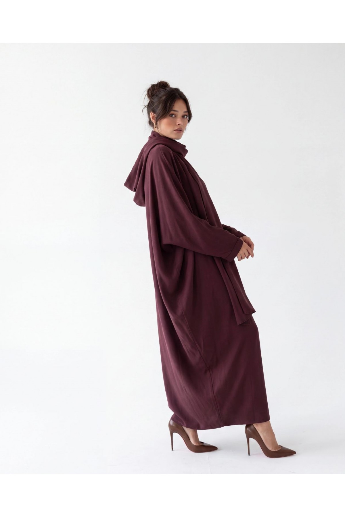 7717 ELBİSE-BORDO