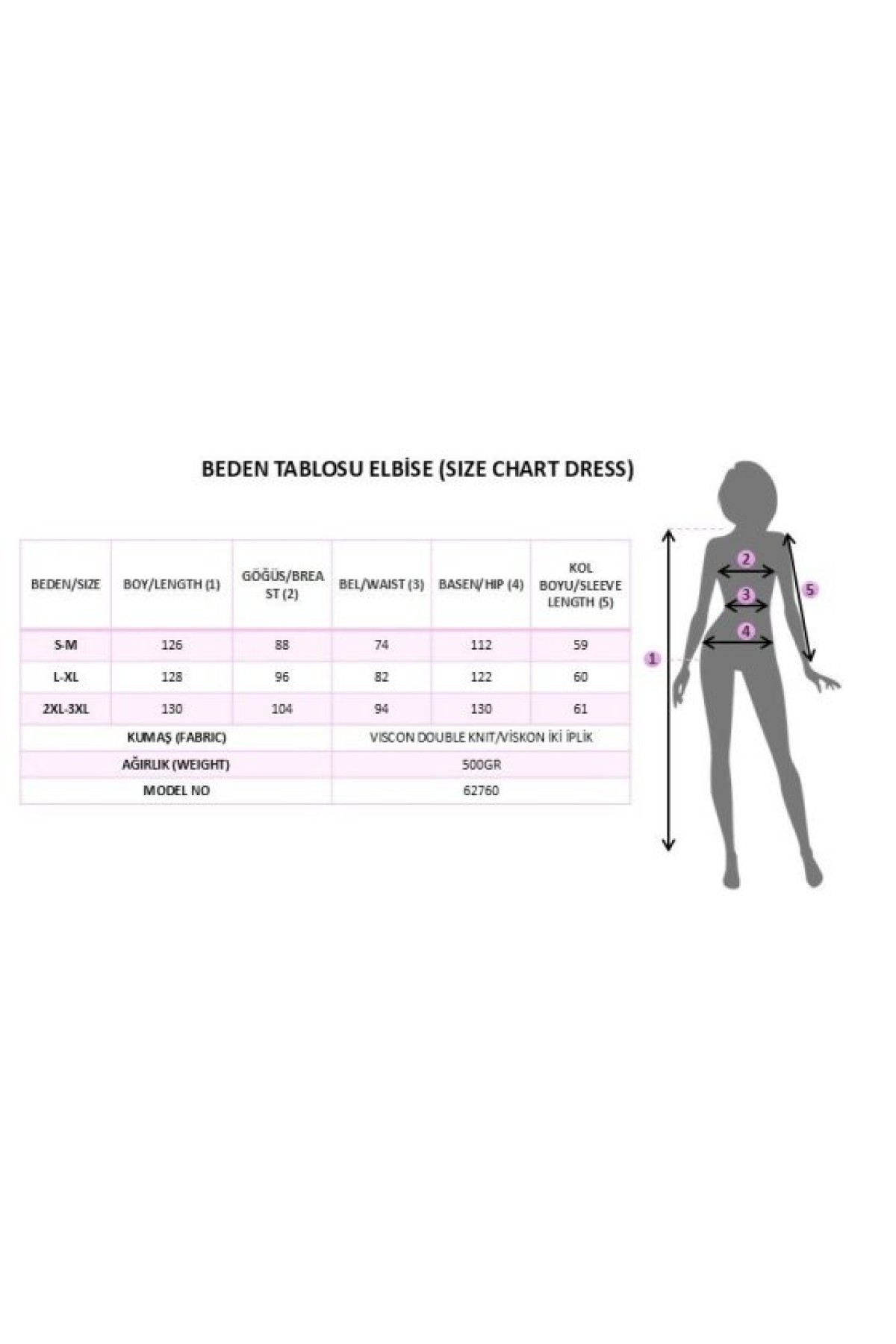 Kadın Uzun Kollu Yuvarlak Yakalı Uzun Viskon Iki Iplik Elbise, 39373