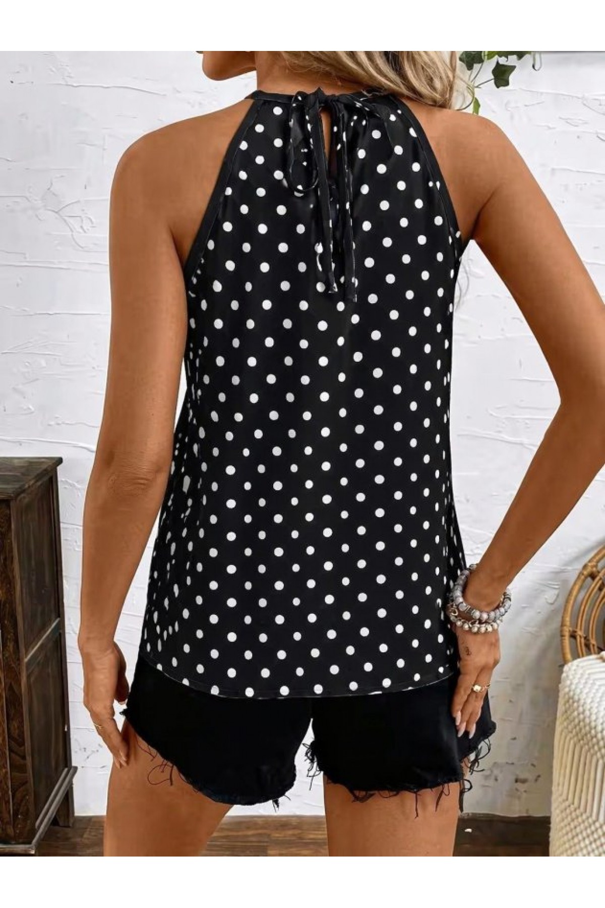 Kadın Uzun Kollu Boyundan Halka Detaylı Leopar Süprem Bluz , 33426