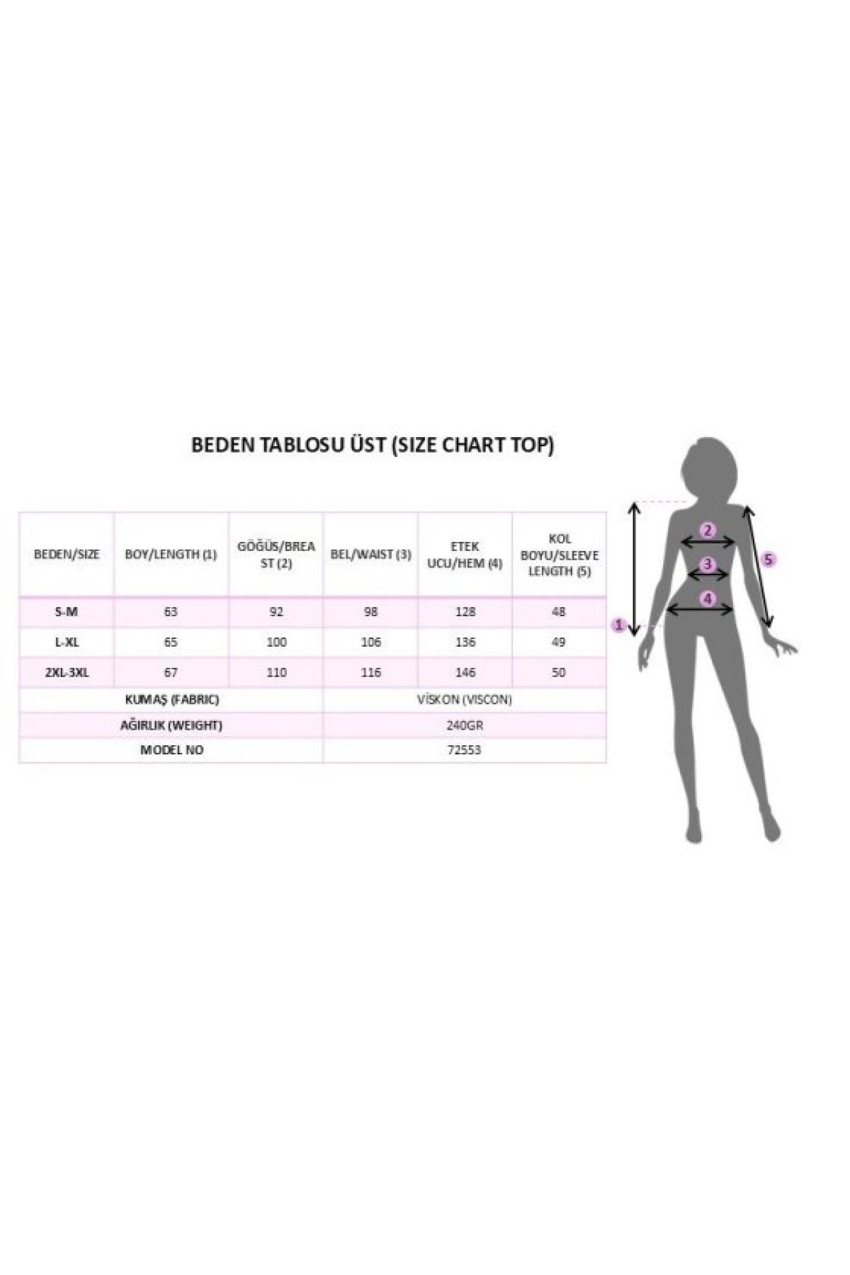 Kadın Uzun şerit Kollu V Yakalı Viskon Bluz, 39423
