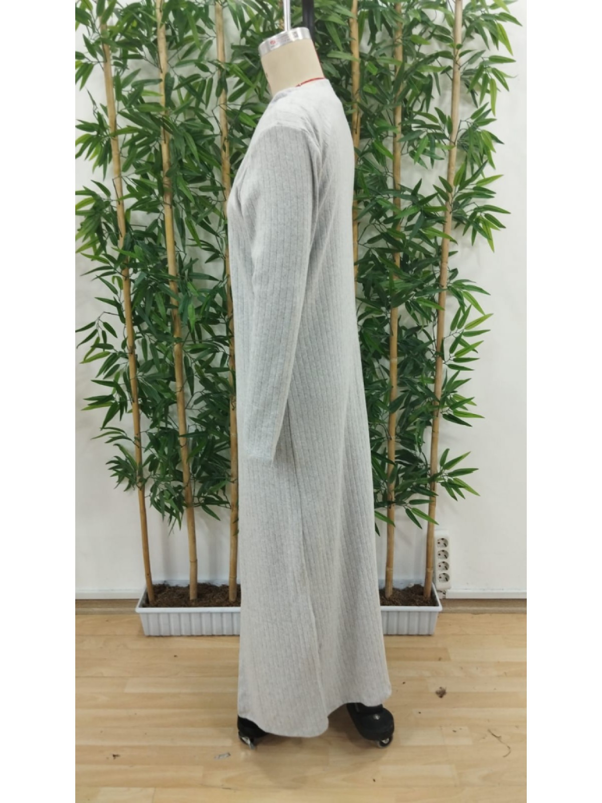 Kadın Yuvarlak Yaka Askılı Krop Bluz Yüksek Bel Tayt Ve Uzun Hırka şardonlu Kaşkorse üçlü Takım , 27950