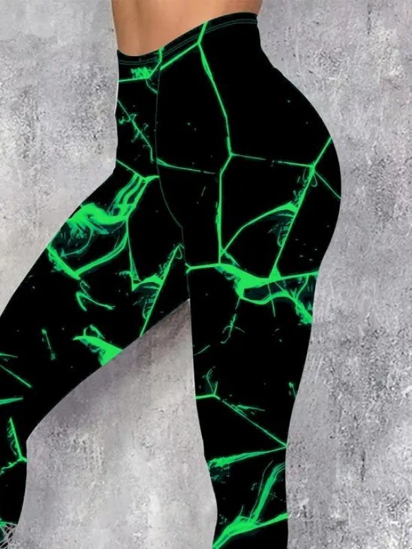 Women's High Waist Color Detailed Diving Tights, 29026