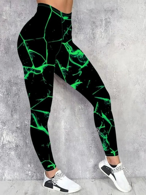 Women's High Waist Color Detailed Diving Tights, 29026