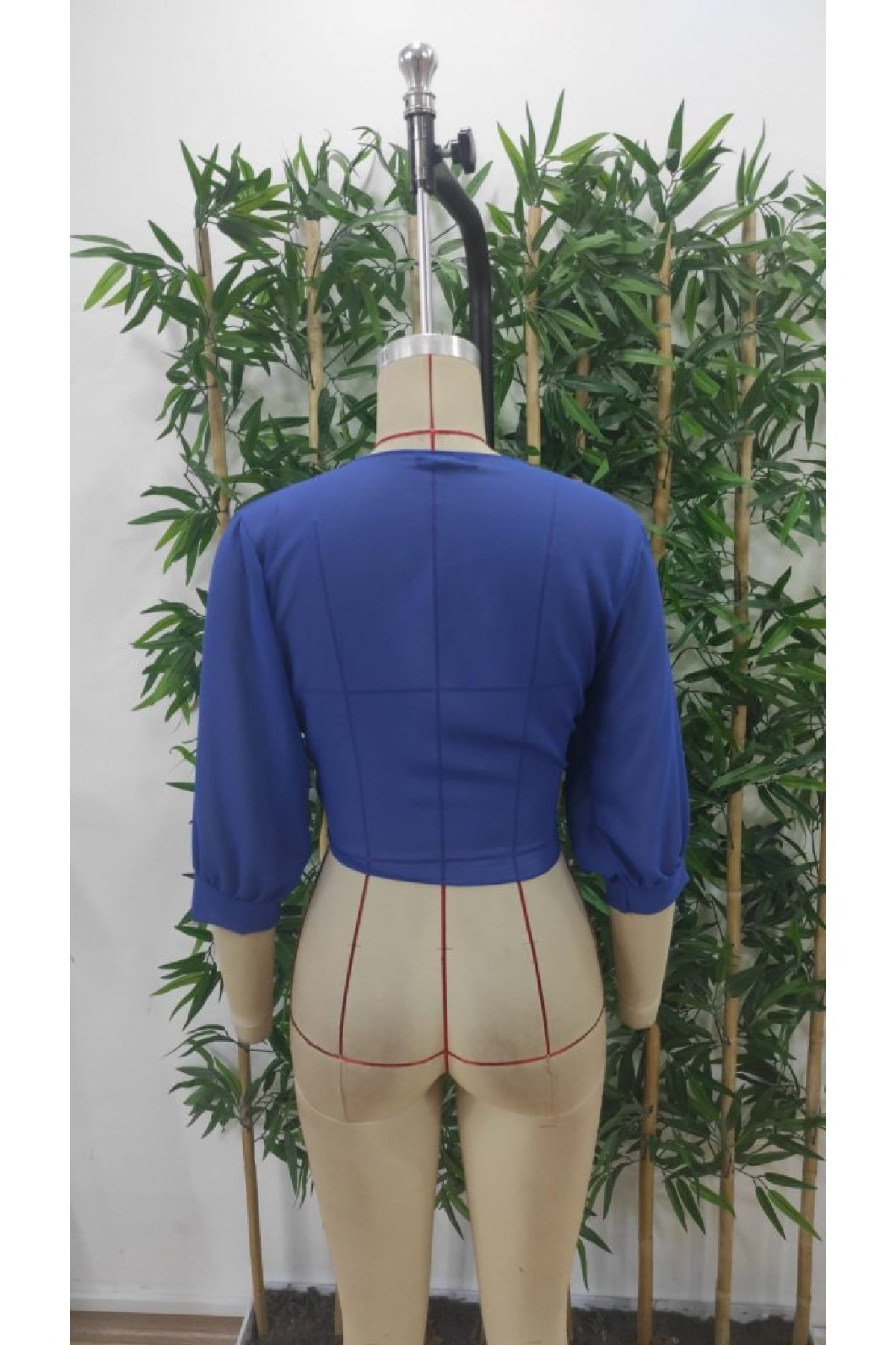 Kadın Truvakar Kol önden Bağlamalı Kısa şifon Bolero Ceket, 33503