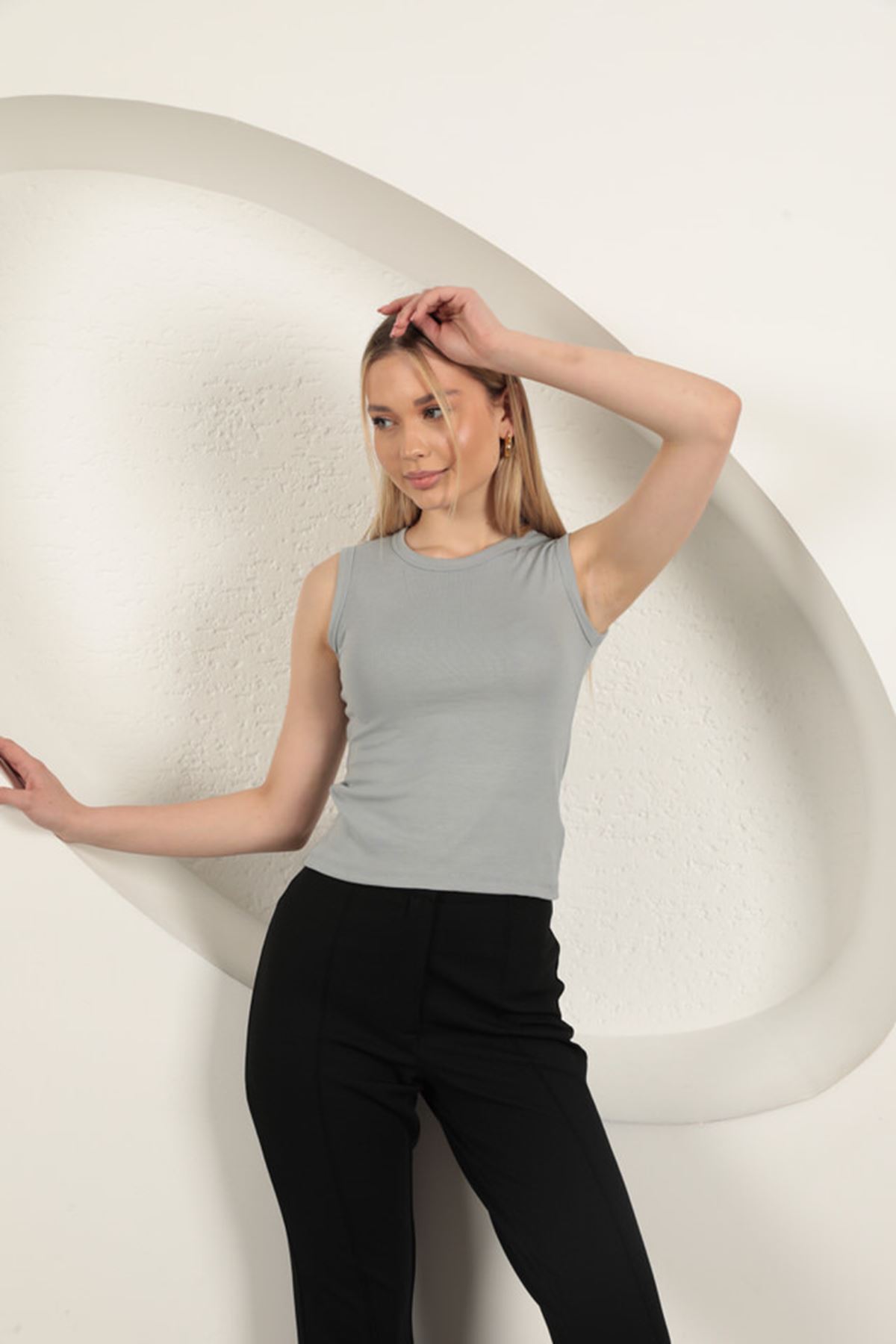 Strawberry Viscose Fabric Basic Blouse