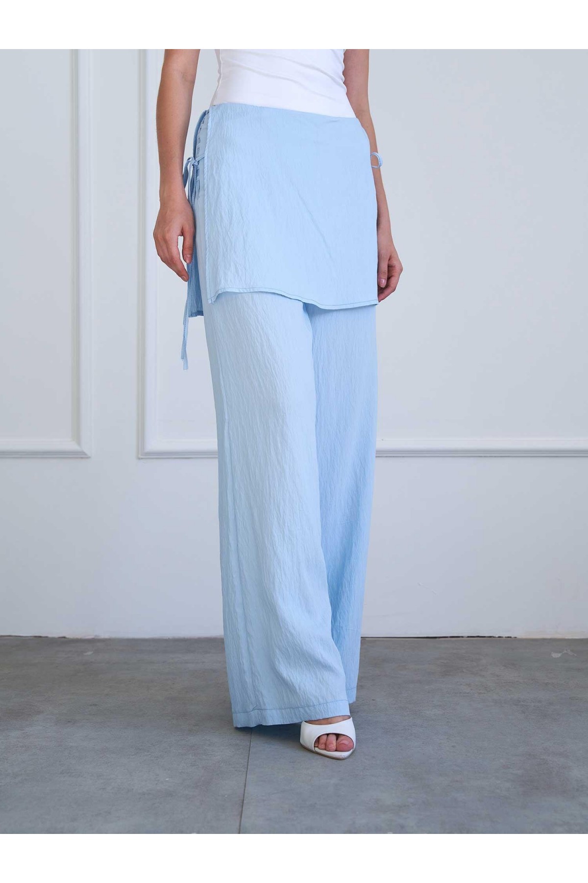 031685 Pareo Detaylı Pantolon