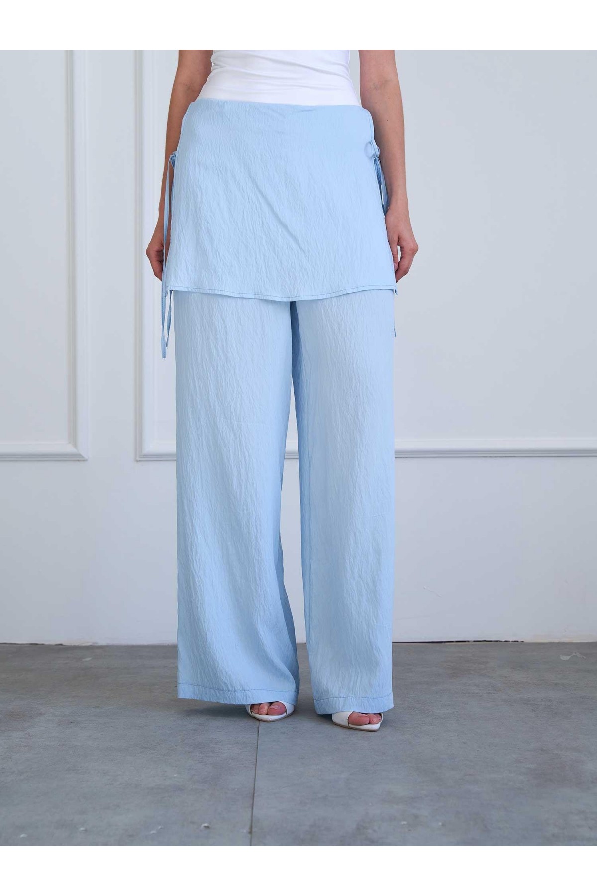 031685 Pareo Detaylı Pantolon