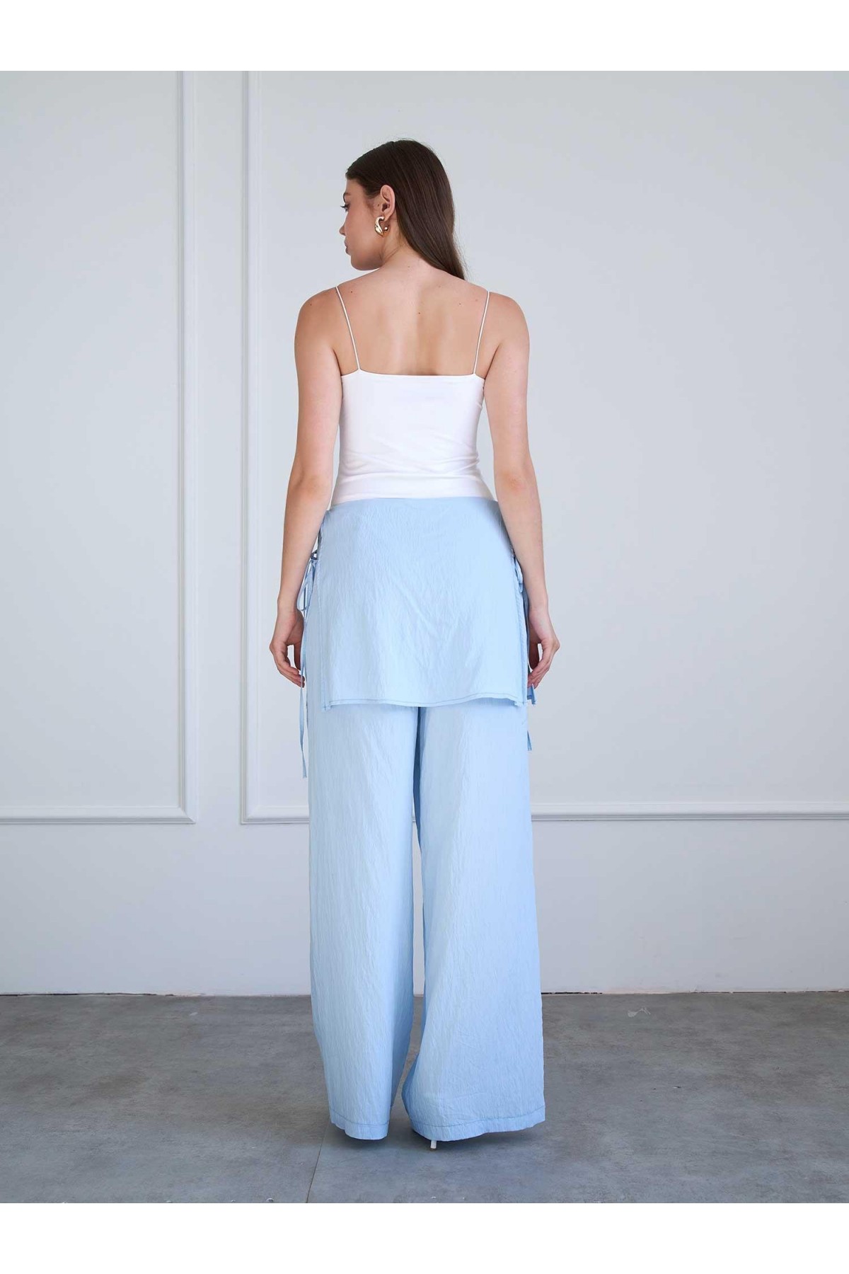 031685 Pareo Detaylı Pantolon