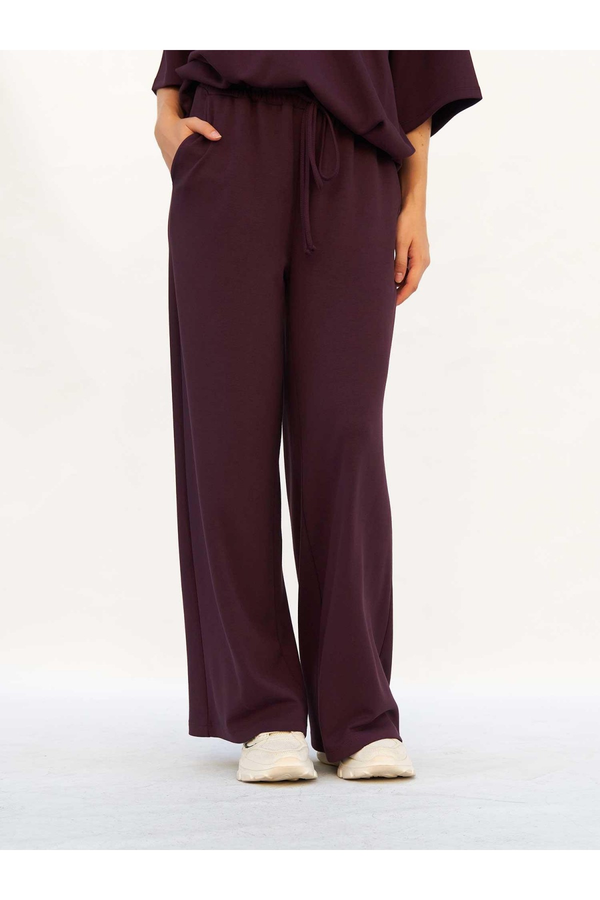 031740 Beli Lastikli Pantolon