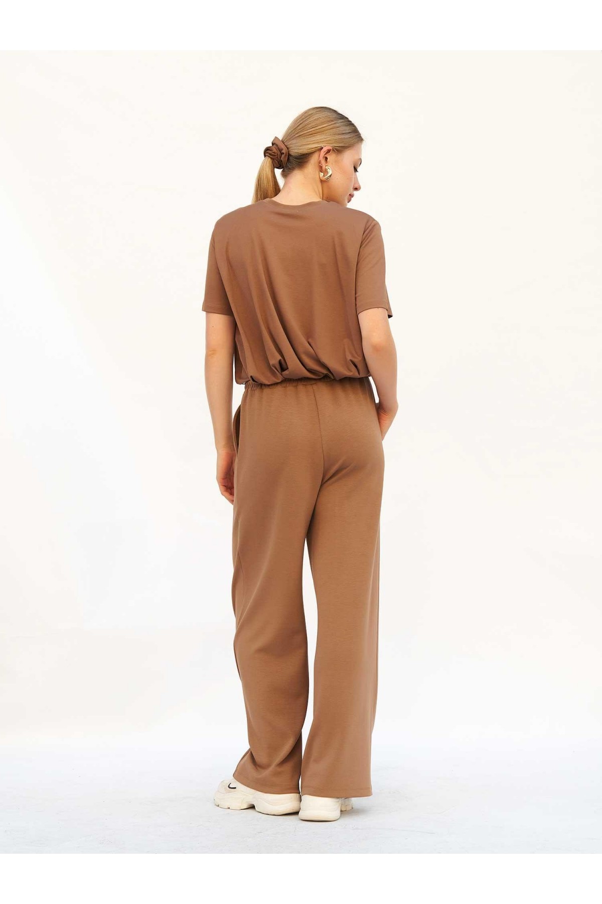 031740 Beli Lastikli Pantolon