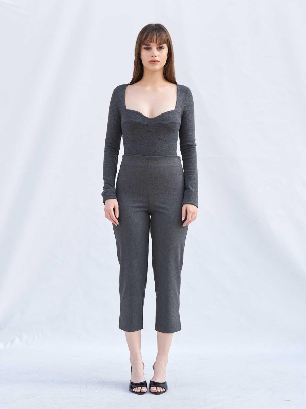 031762 Klasik Kesim Kapri Pantalon