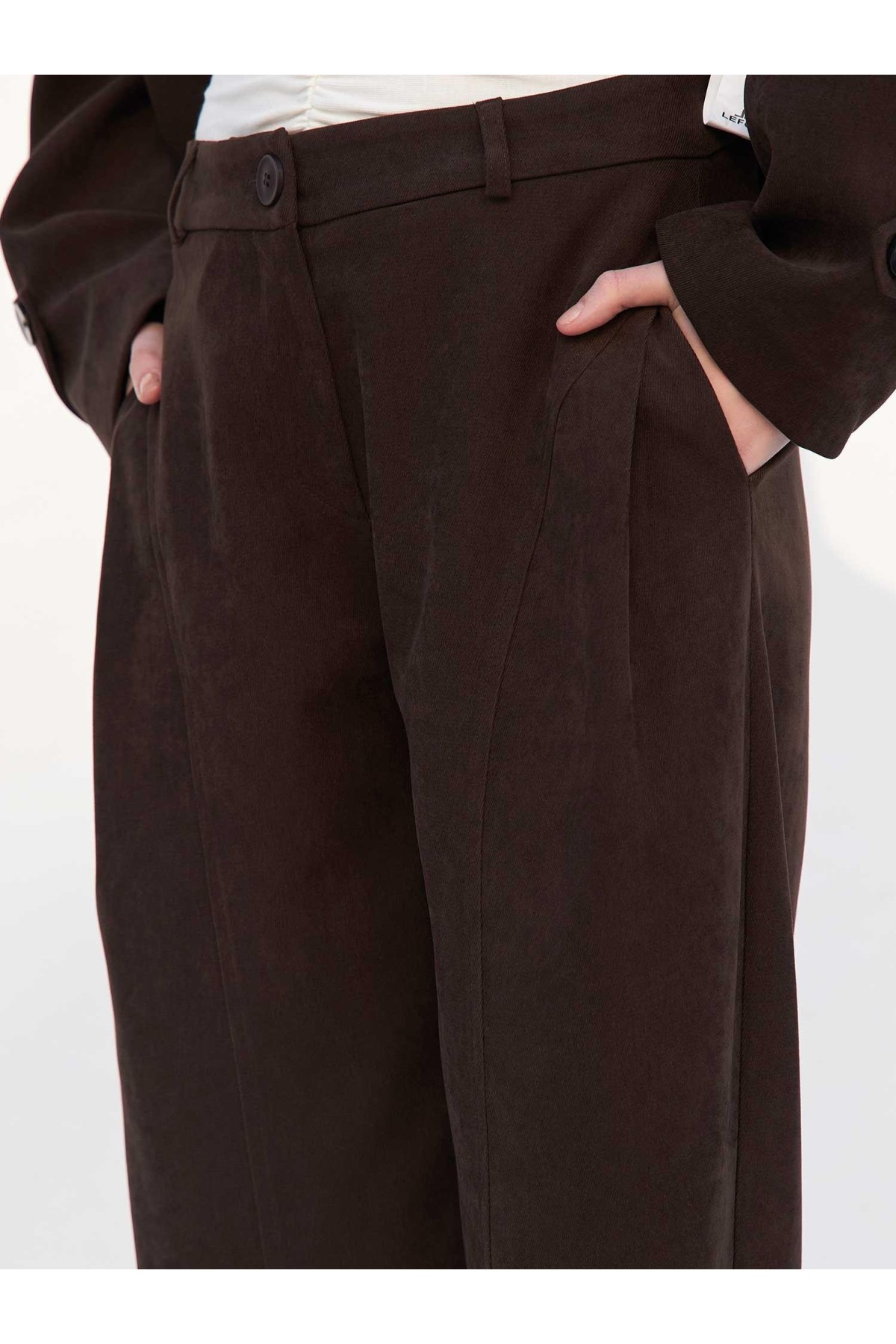 031773 Şönil Kavis Dikişli Pantolon