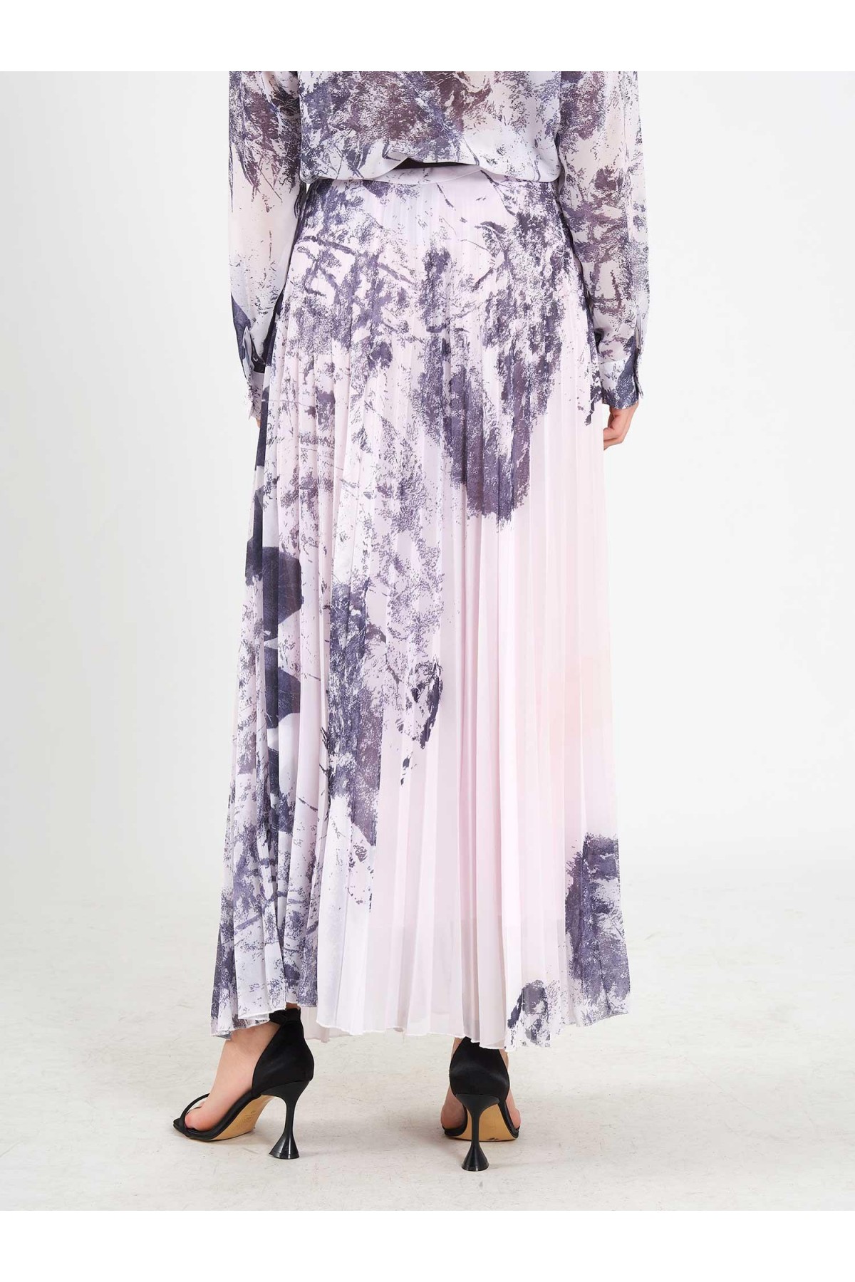 041189 Suluboya Efektli Piliseli Etek