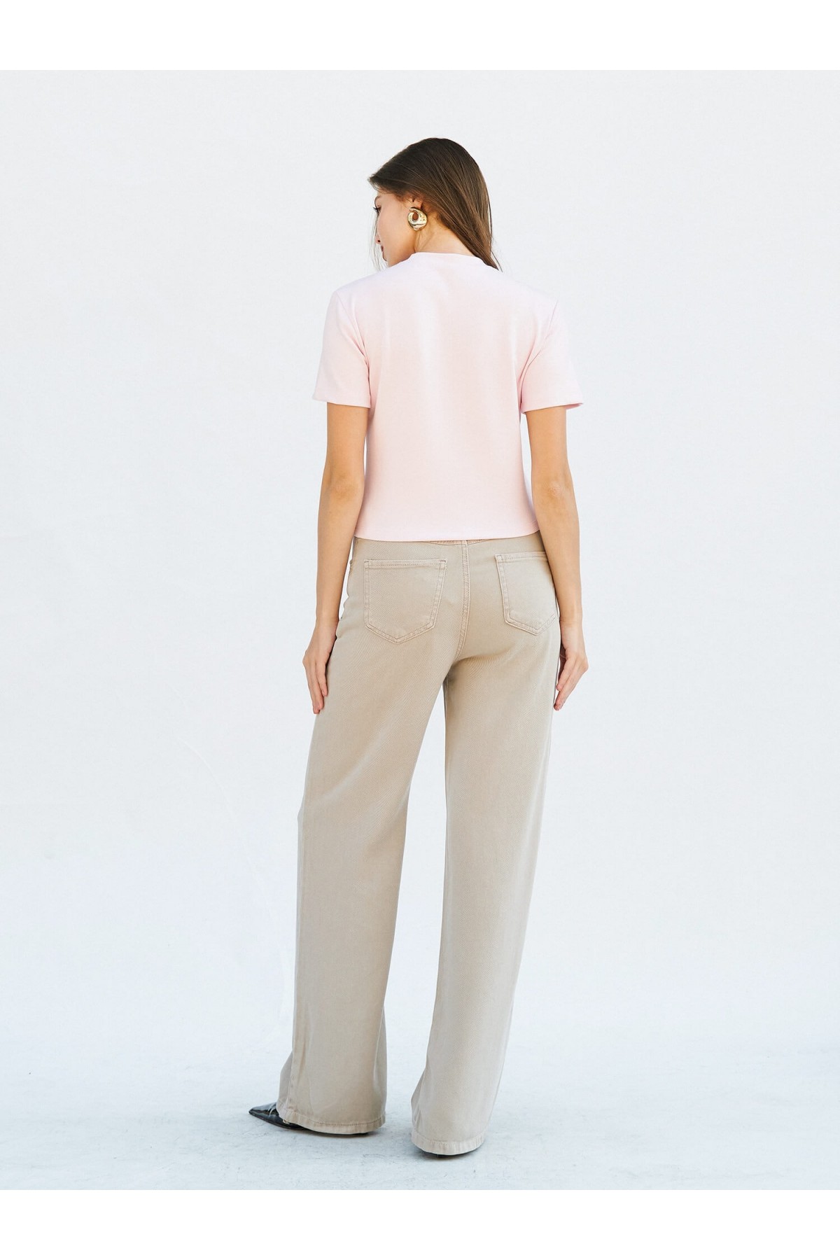 050643 KISA KOLLU CROP TSHIRT