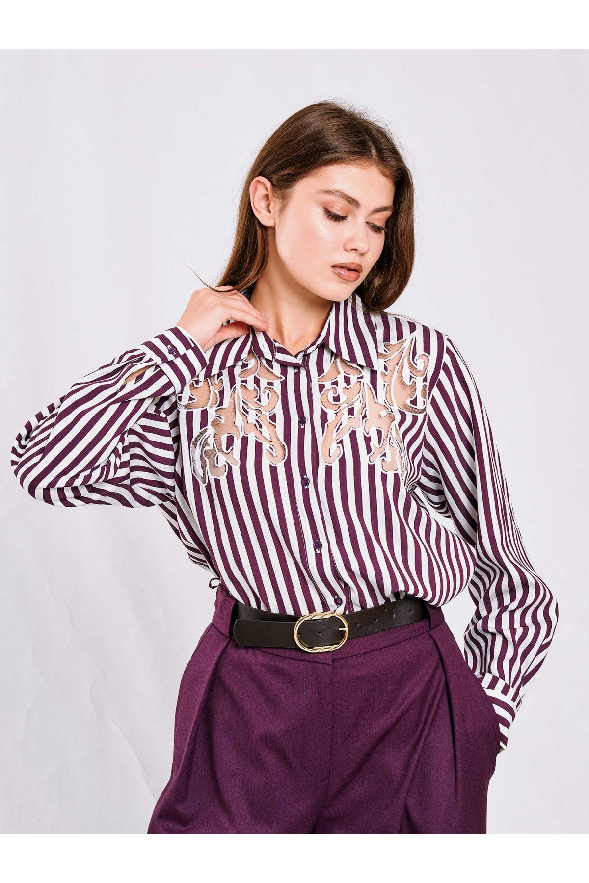 080716 Burnt Detail Shirt