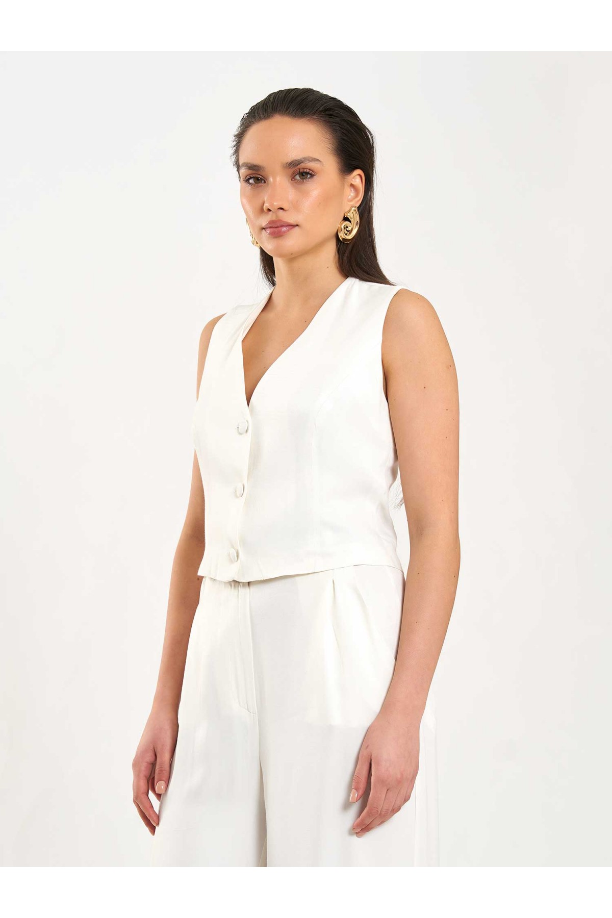 120734 Basic Saten Yelek