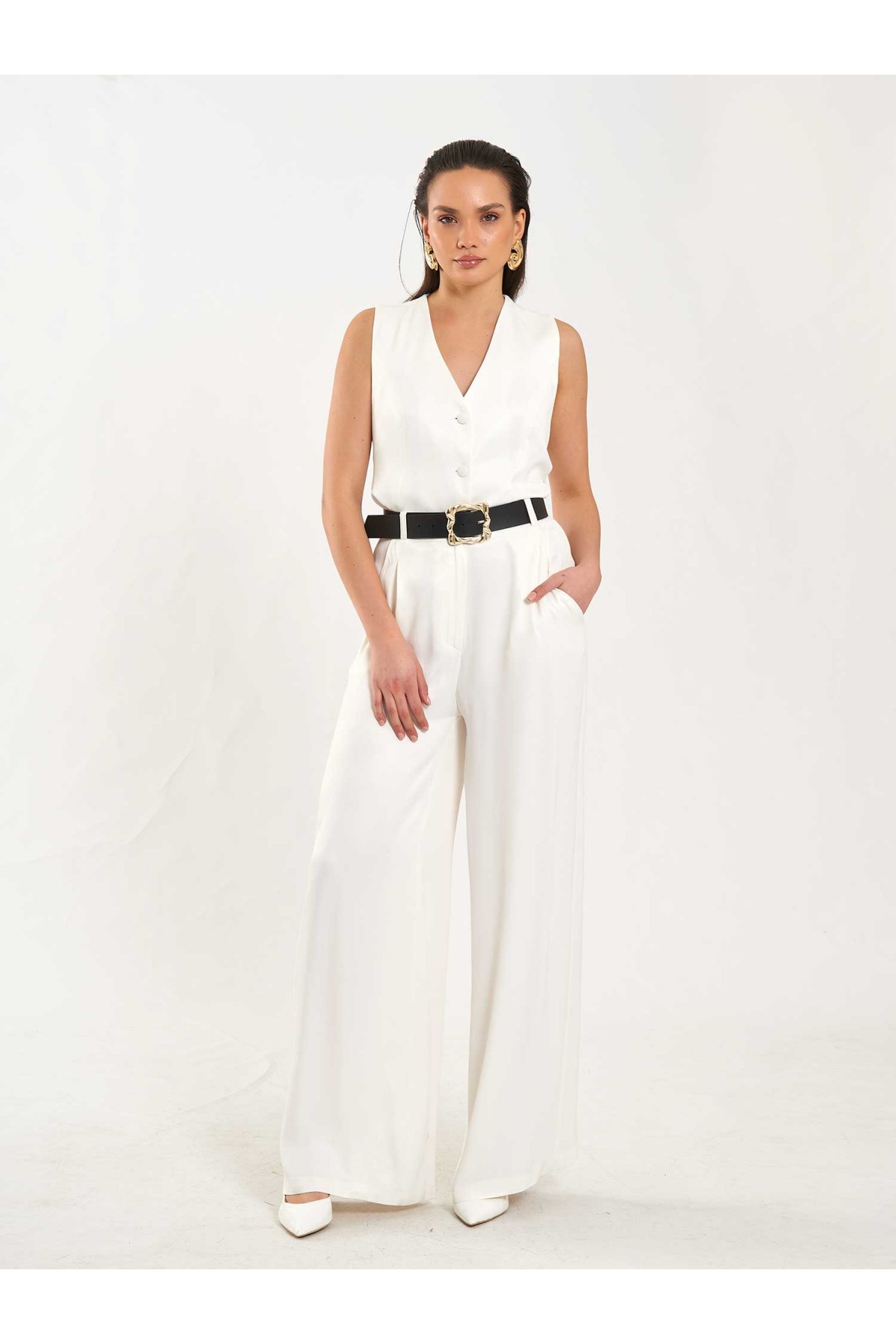 120734 Basic Saten Yelek