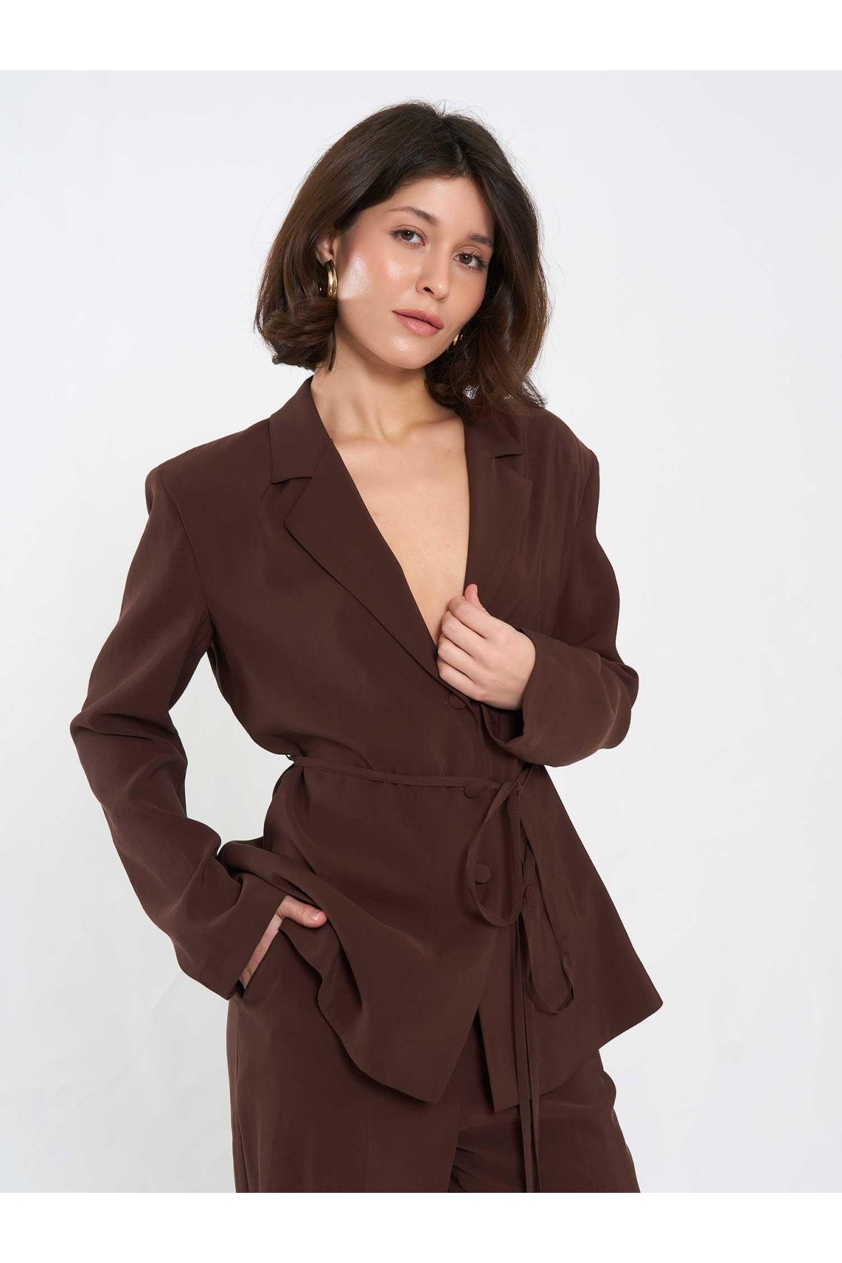 131063 Vatkalı Blazer Ceket