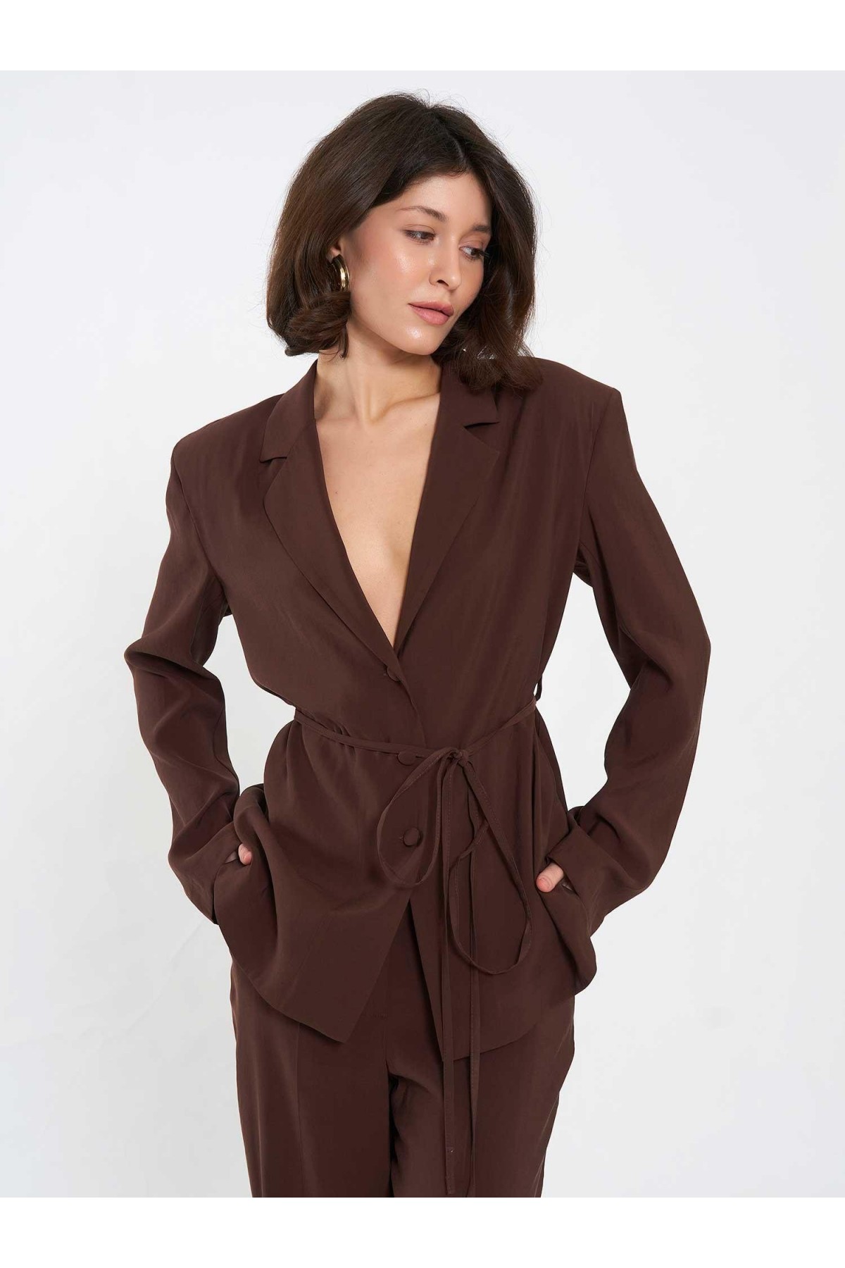 131063 Vatkalı Blazer Ceket