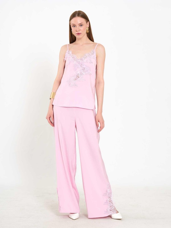 220657 Dantel Detaylı Alt Üst Takım