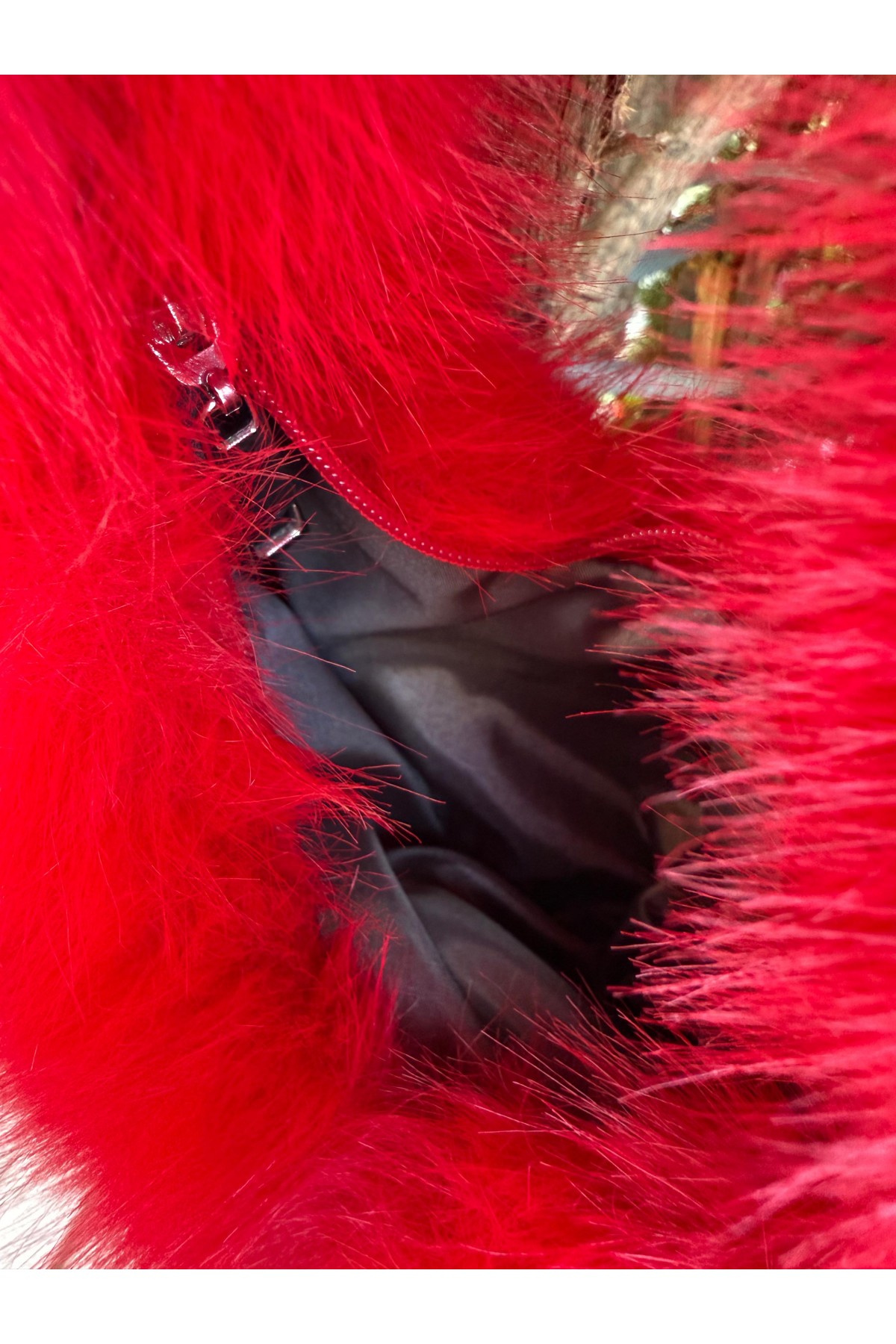 NWC-001 Kırmızı Peluş Çanta