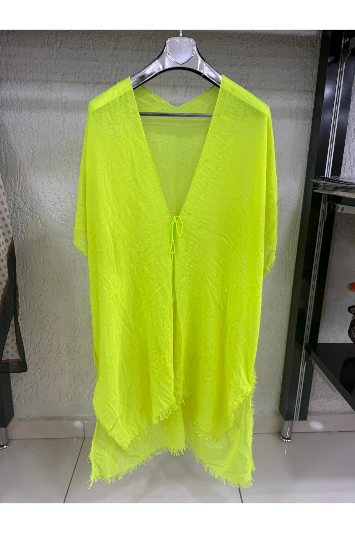 13479-2 Neon Sarı Pareo