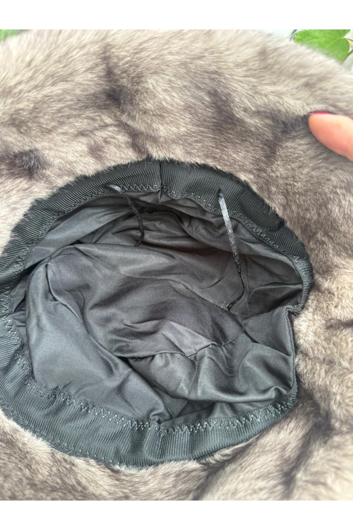 14817 Mink Plush Bucket Hat