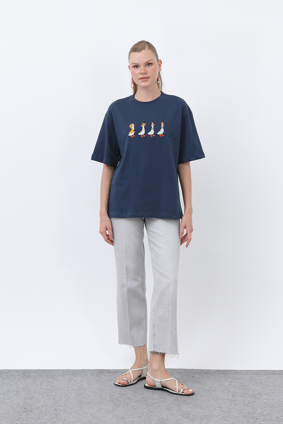 Women's Duck Patterned T-Shirt